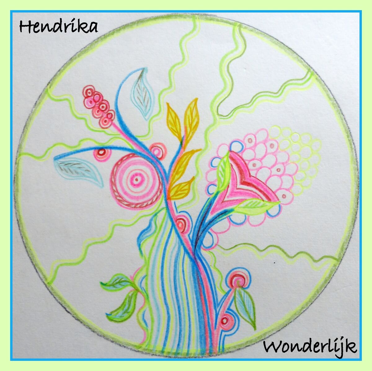 Mandala tekenen - wonderlijk