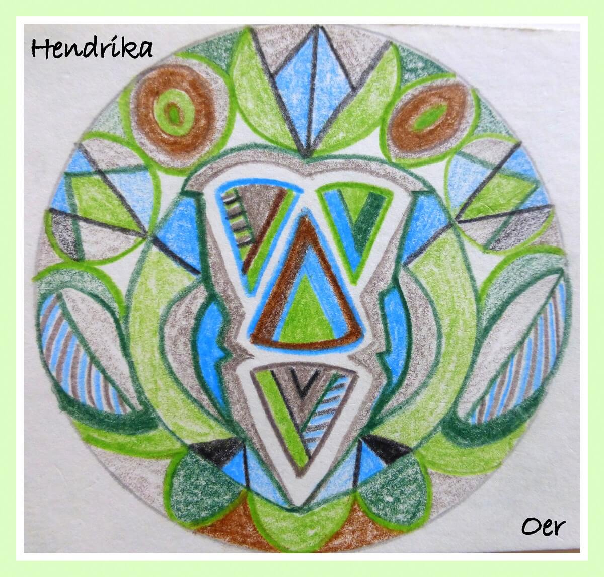 Mandala tekenen - oer