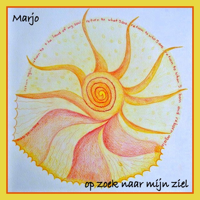 Mandala tekenen - op zoek naar mijn ziel 2012