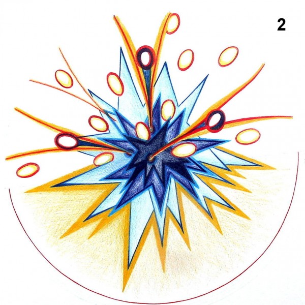 mandala tekenen thema Angst en Vertrouwen